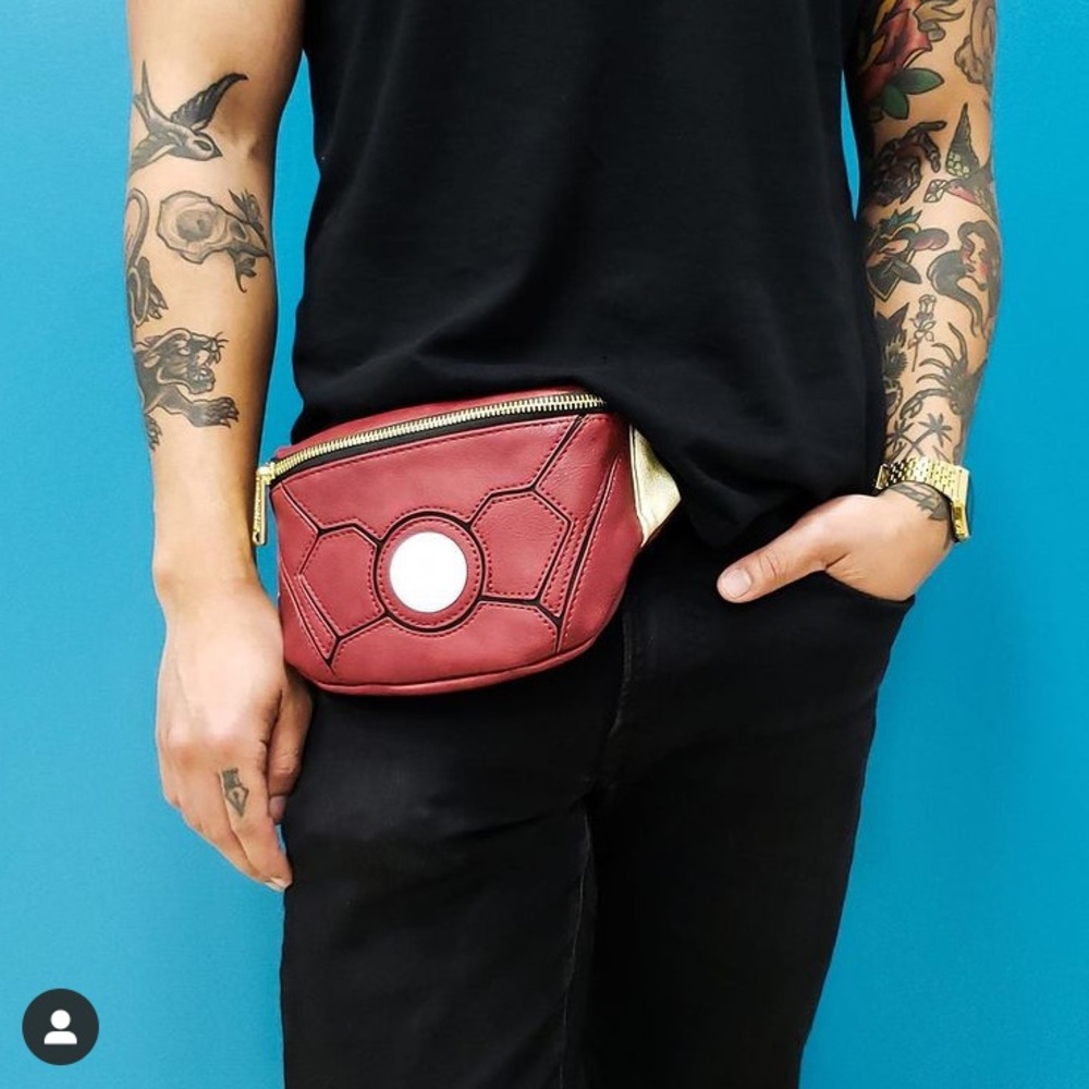 NWT Marvel IRON MAN Loungefly Fanny Pack